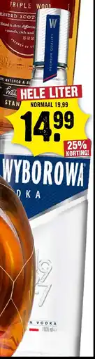 Dirck 3 WYBOROWA VODKA aanbieding