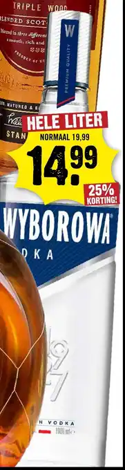 Dirck 3 WYBOROWA VODKA aanbieding