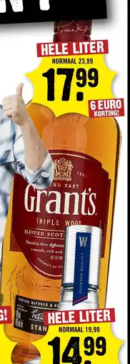 Dirck 3 Grant's triple wood aanbieding