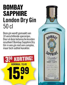 Dirck 3 Bombay sapphire aanbieding