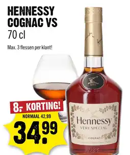 Dirck 3 Hennessy cognac VS aanbieding