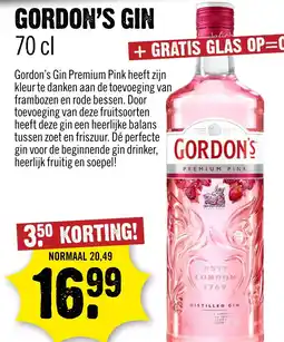 Dirck 3 Gordon's gin aanbieding