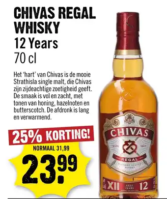 Dirck 3 Chivas regal whisky aanbieding