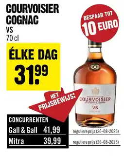 Dirck 3 Courvoisier cognac aanbieding
