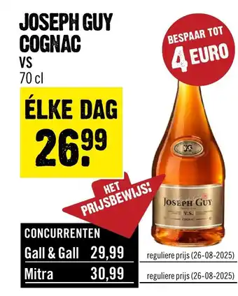 Dirck 3 Joseph guy cognac aanbieding
