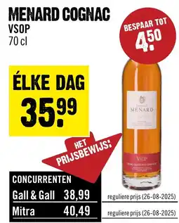 Dirck 3 Menard cognac aanbieding
