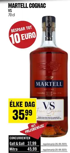 Dirck 3 Martell cognac aanbieding