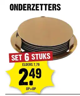 Dirck 3 Onderzetters aanbieding