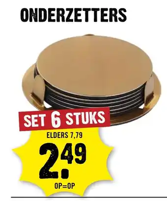 Dirck 3 Onderzetters aanbieding