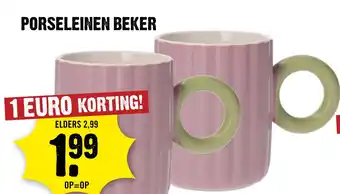 Dirck 3 Porseleinen beker aanbieding