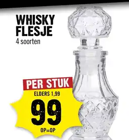 Dirck 3 Whisky flesje aanbieding