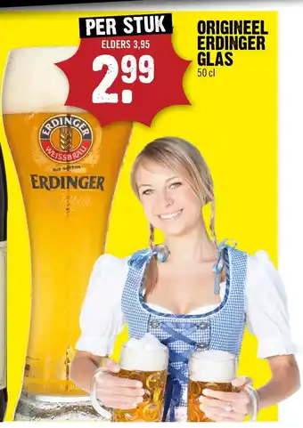 Dirck 3 Origineel erdinger glas aanbieding
