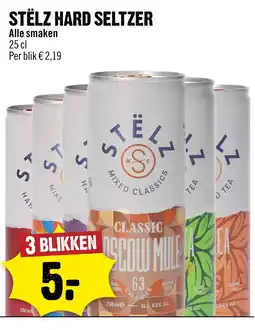 Dirck 3 Stëlz hard seltzer aanbieding