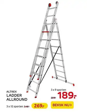 Praxis Altrex ladder allround aanbieding