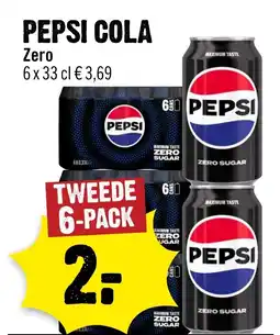 Dirck 3 Pepsi cola Zero aanbieding