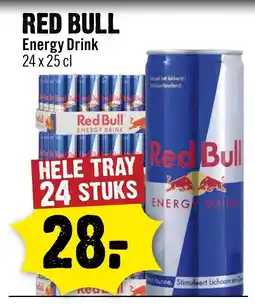 Dirck 3 Red bull Energy Drink aanbieding