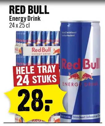 Dirck 3 Red bull Energy Drink aanbieding