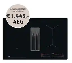 Superkeukens AEG Inductiekookplaat met afzuiging aanbieding