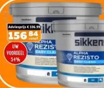 De voordeelmarkt Sikkens Rubbol Rezisto Easy Clean aanbieding