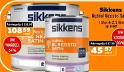 De voordeelmarkt Sikkens Rubbol Rezisto Satin aanbieding
