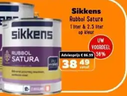 De voordeelmarkt Sikkens Rubbol Satura aanbieding