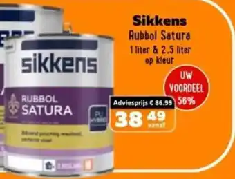 De voordeelmarkt Sikkens Rubbol Satura aanbieding