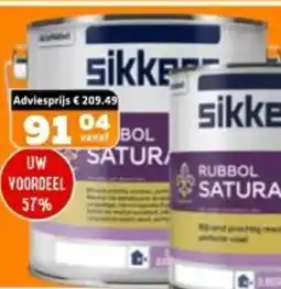 De voordeelmarkt Sikkens Rubbol Satura aanbieding