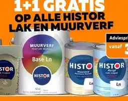 De voordeelmarkt Op alle histor lak en muurverf aanbieding