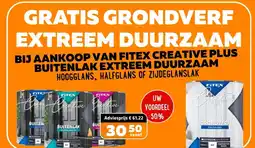 De voordeelmarkt Bij aankoop van fitex creative plus buitenlak extreem duurzaam aanbieding