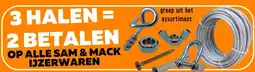 De voordeelmarkt Op alle sam & mack ijzerwaren aanbieding