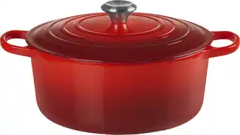 Coolblue Le Creuset Signature Ronde Stoofpan 28 cm Kersenrood aanbieding