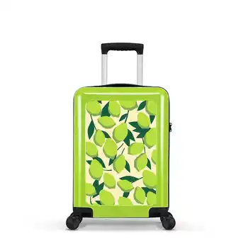ANWB Bhppy Green Lemon Handbagage Koffer 54cm LichtGroen aanbieding