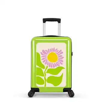 ANWB Bhppy Sunflower Handbagage Koffer 54cm LichtGroen aanbieding