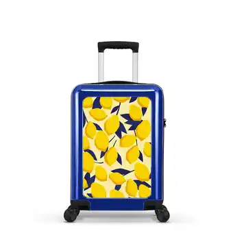 ANWB Bhppy Blue Lemon Handbagage Koffer 54cm Donker Blauw aanbieding