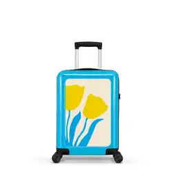 ANWB Bhppy Tulip Handbagage Koffer 54cm Lichtblauw aanbieding