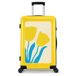 ANWB Bhppy Tulip Reiskoffer 65cm Geel aanbieding