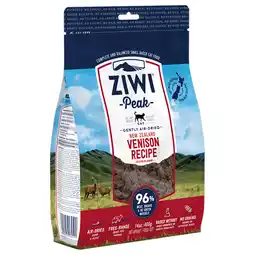 Zooplus 4x400g Hert Ziwi Peak Air Dried Kattenvoer droog aanbieding