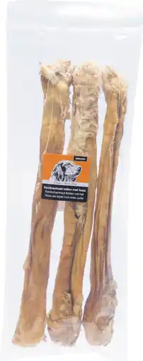 Intratuin Snekkies natuurlijke snack konijnenhuid rollen met haar 3 stuks aanbieding
