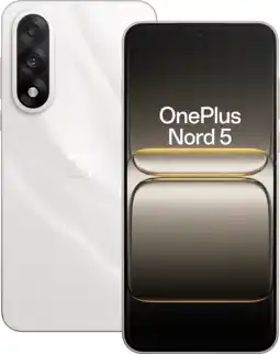 MediaMarkt ONEPLUS Nord 5 256GB 8GB Marble Sands - 256 GB Wit aanbieding
