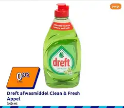 Action Dreft afwasmiddel Clean & Fresh Appel aanbieding