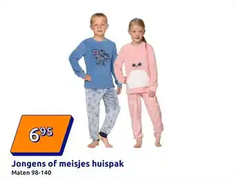 Action Jongens of meisjes huispak aanbieding