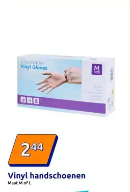 Action Vinyl handschoenen aanbieding