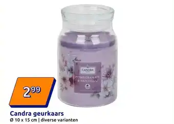 Action Candra geurkaars aanbieding