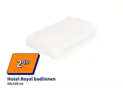 Action Hotel Royal badlinnen aanbieding