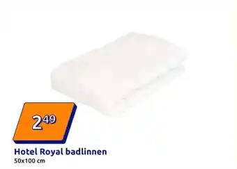 Action Hotel Royal badlinnen aanbieding