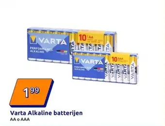 Action Varta Alkaline batterijen aanbieding