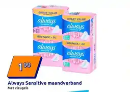 Action Always Sensitive maandverband aanbieding