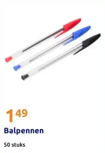 Action Balpennen aanbieding