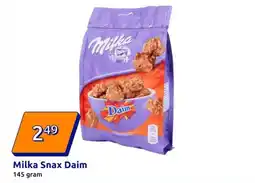 Action Milka Snax Daim aanbieding