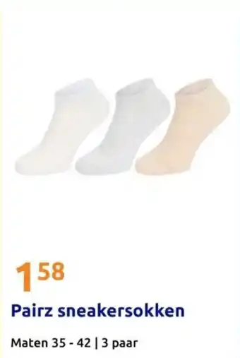 Action Pairz sneakersokken aanbieding